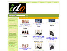 Tablet Screenshot of irishdanceoutfitters.com